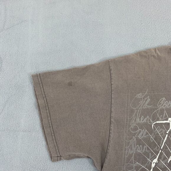 BOB MARLEY Hit Me with Music T Shirt Adult Large Y2K Faded Crewneck - Picture 3 of 16